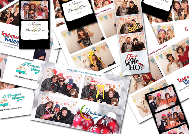 Exemples de tirages lors de nos photobooth