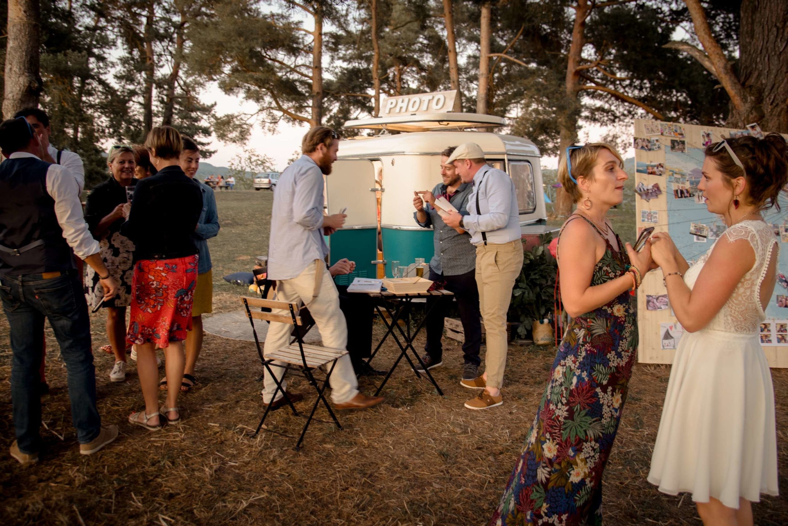 Un mariage avec la caravane