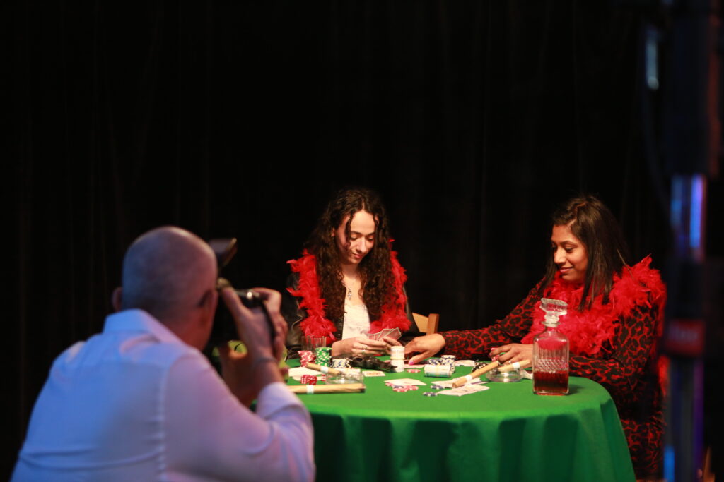 photocall thème casino